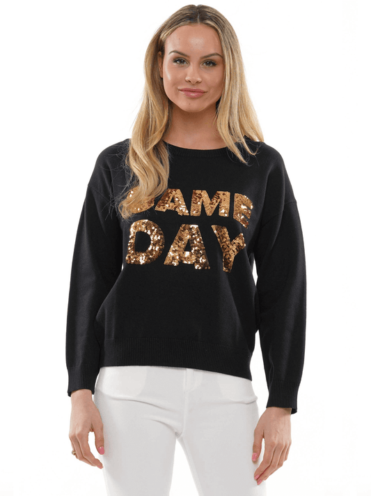 Game Day Sequins Sweater