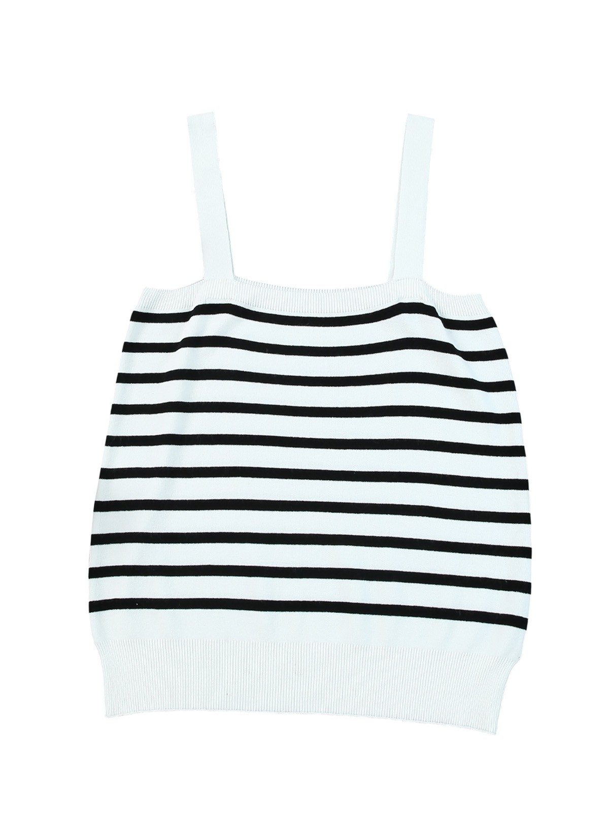 Striped Knit Tank - Blk/White – The Nectar Mix